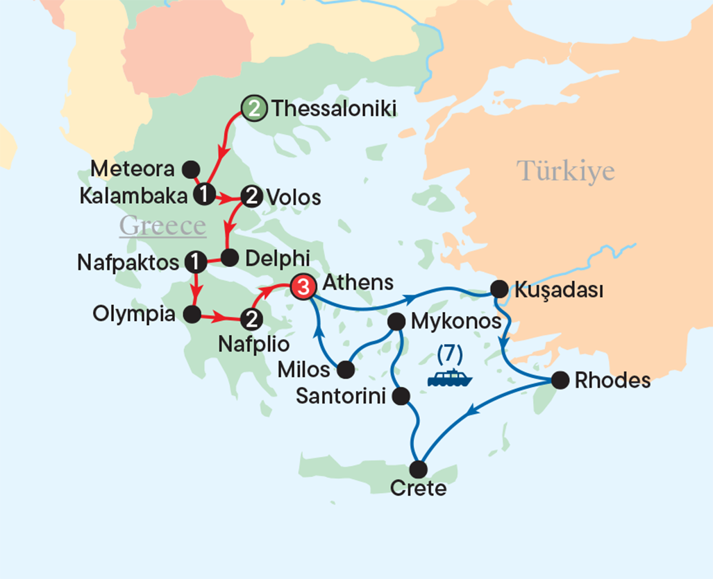 Map - Greece in Depth